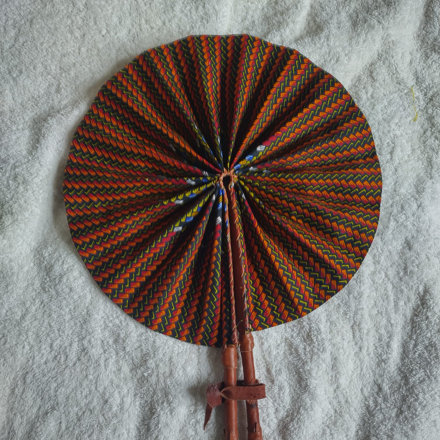 African Leather Fan