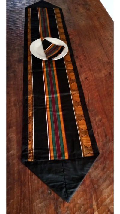 African Print Table Runner Afrocentric table runner. African house decor. Ankara table runner.