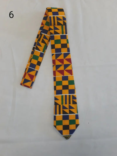African Print Mens Tie