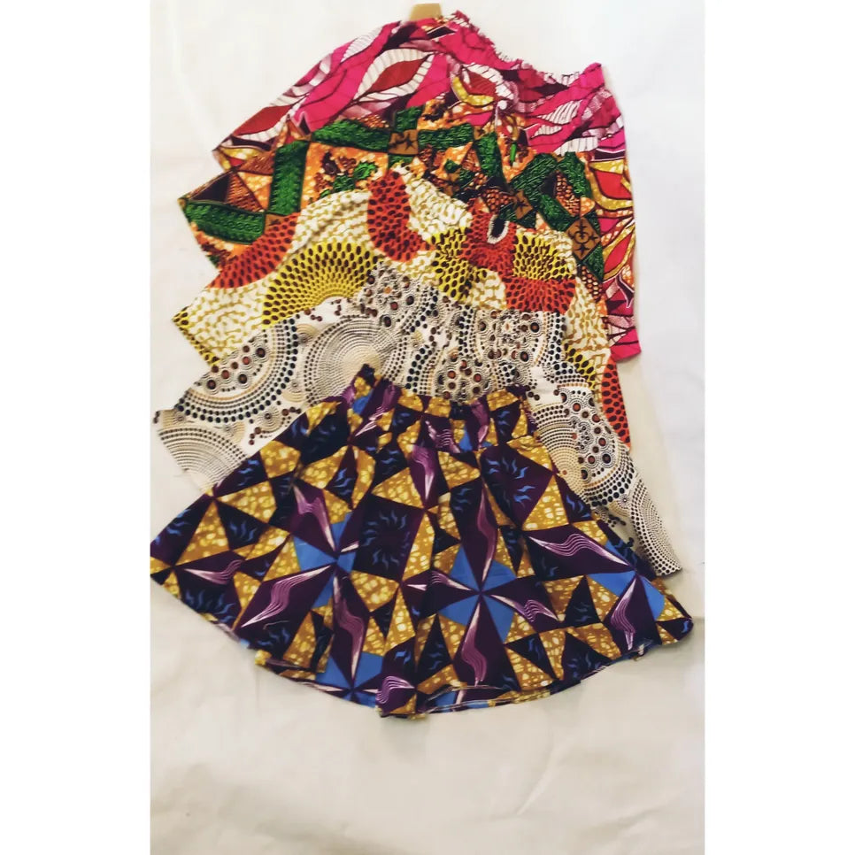 African print girl skirt