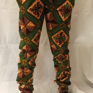 African Print Elastic Harem Pants