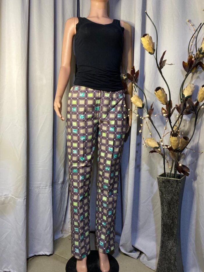 African straight pant / fitted pant - Image 2