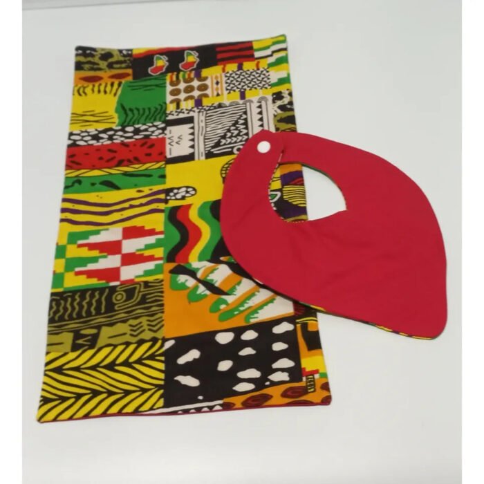 African Baby Bib & Burping Cloth - Image 7