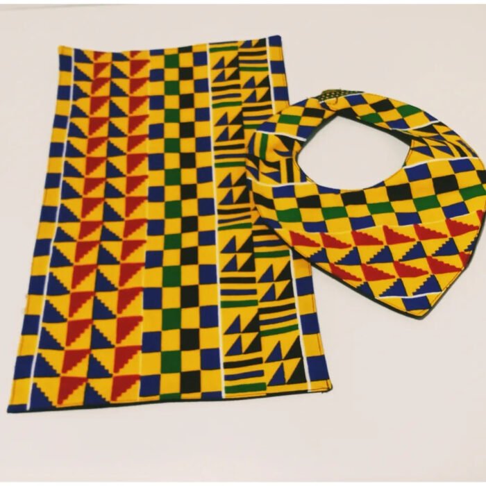 African Baby Bib & Burping Cloth - Image 8