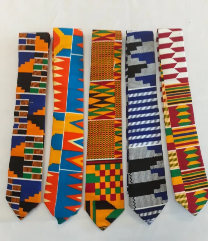 African Print Men's Tie