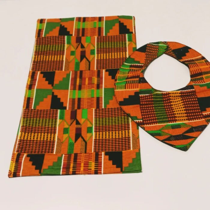 African Baby Bib & Burping Cloth - Image 2