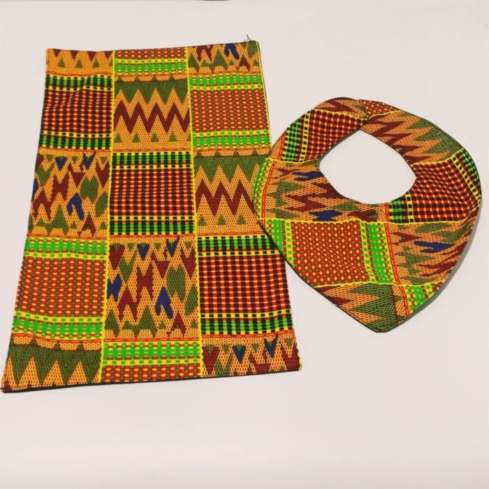 African Baby Bib & Burping Cloth - Image 4
