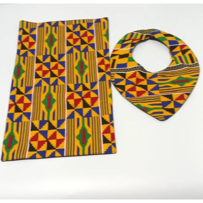 African Baby Bib & Burping Cloth - Image 6