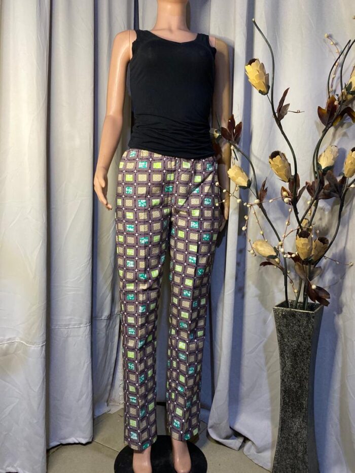 African straight pant / fitted pant - Image 3