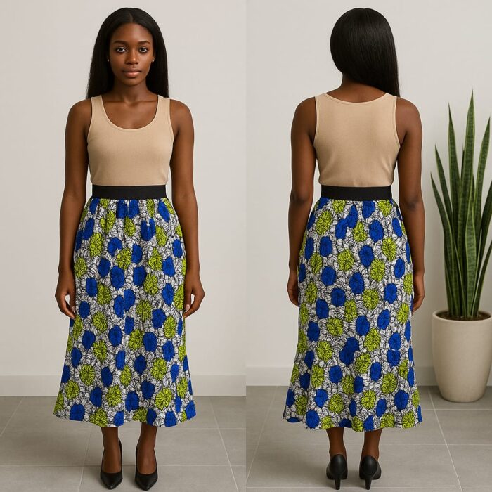 Waist elastic skirt - Image 2