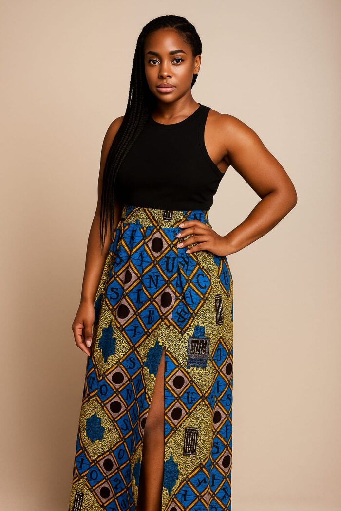 Long gathered skirt - Image 4