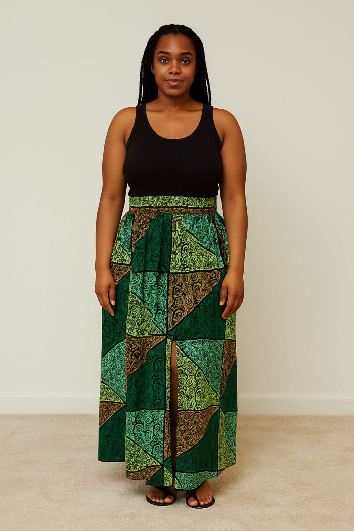 Long gathered skirt - Image 3
