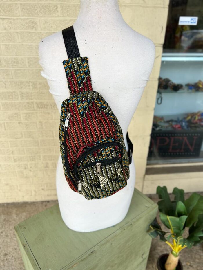 African Print Cross-Body Bag - Image 5