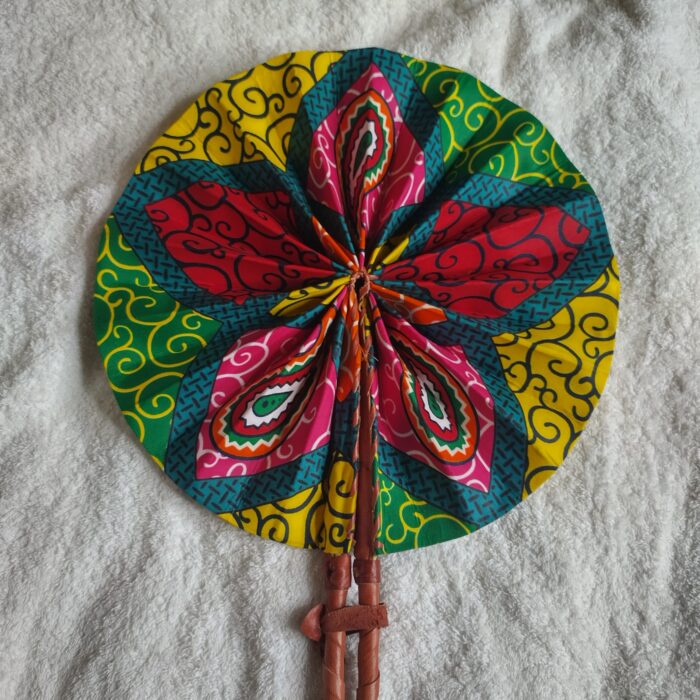 African Leather Fan - Image 2