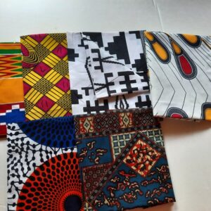 6 Random Fat Quarter Bundle/African Fabrics/ 6 Quarter