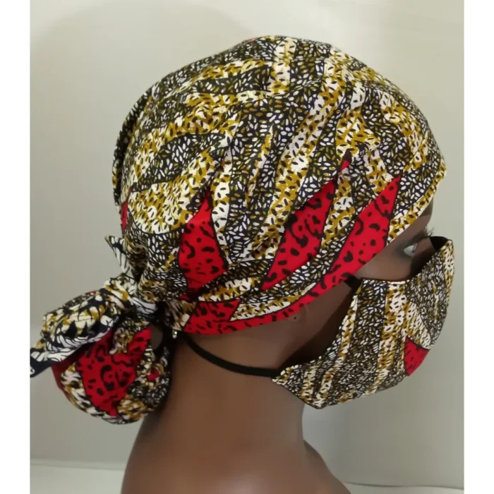African/Ankara Surgery Cap - Image 7