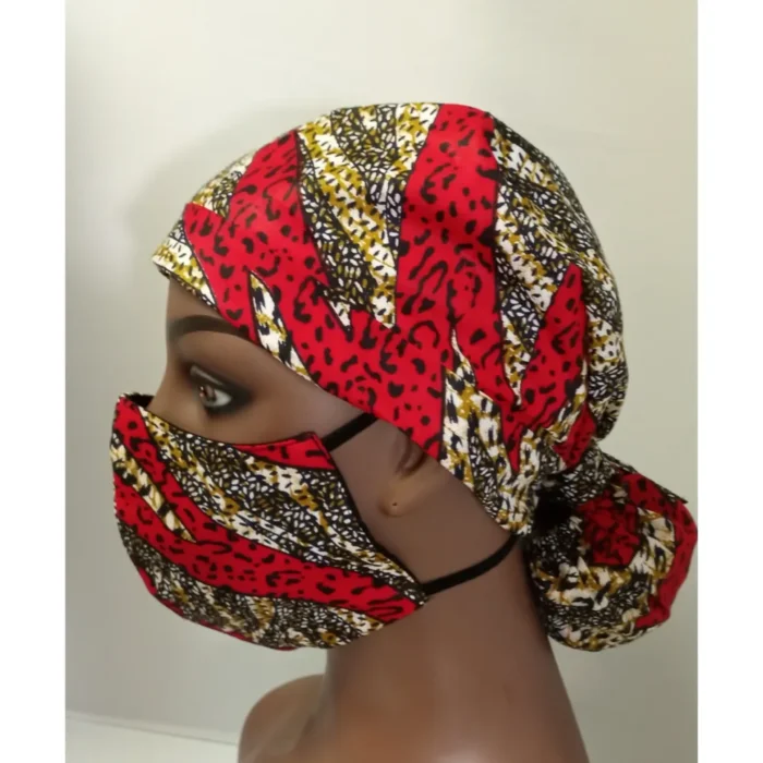 African/Ankara Surgery Cap - Image 8