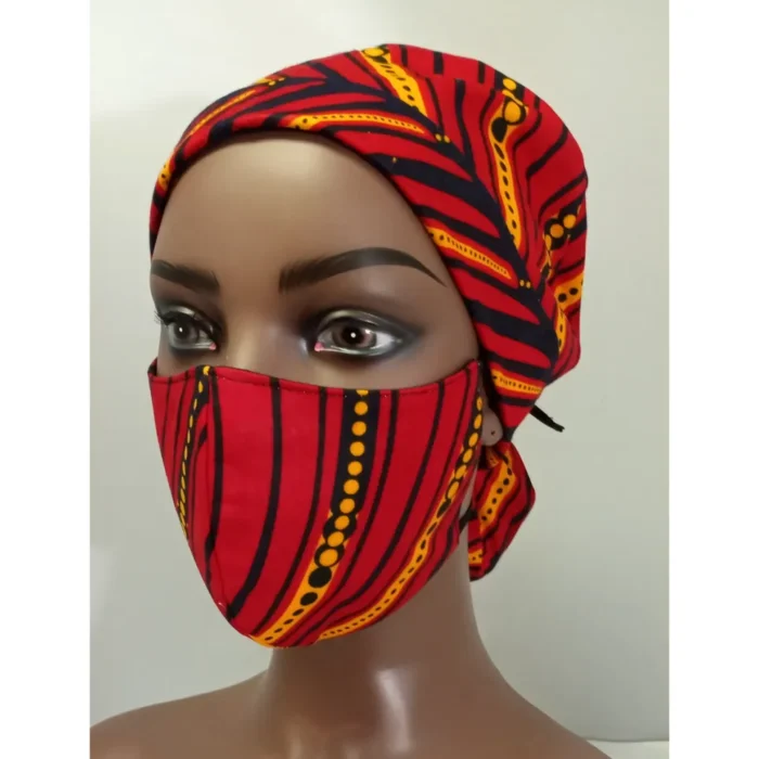 African/Ankara Surgery Cap - Image 9