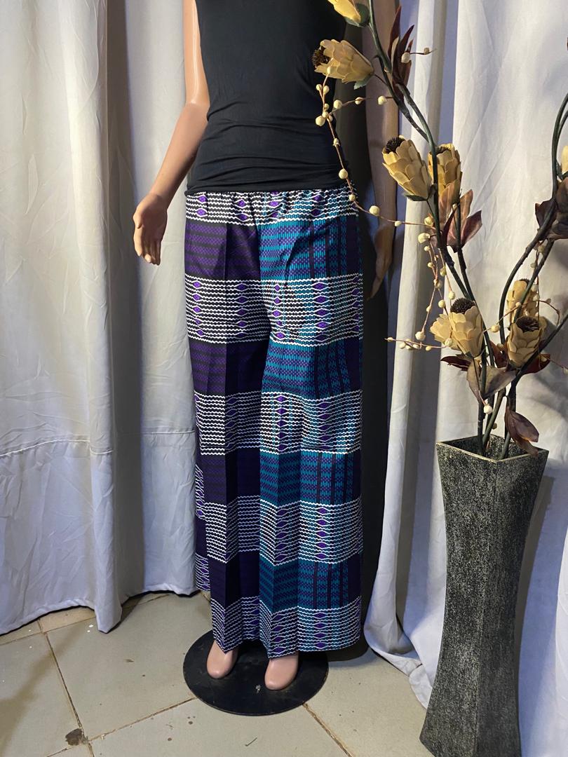 African Print Palazzo Pants
