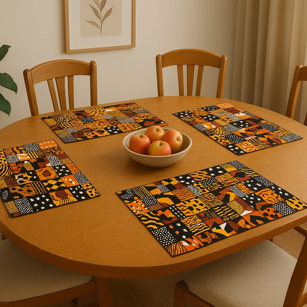 African Print Placemats - Image 4