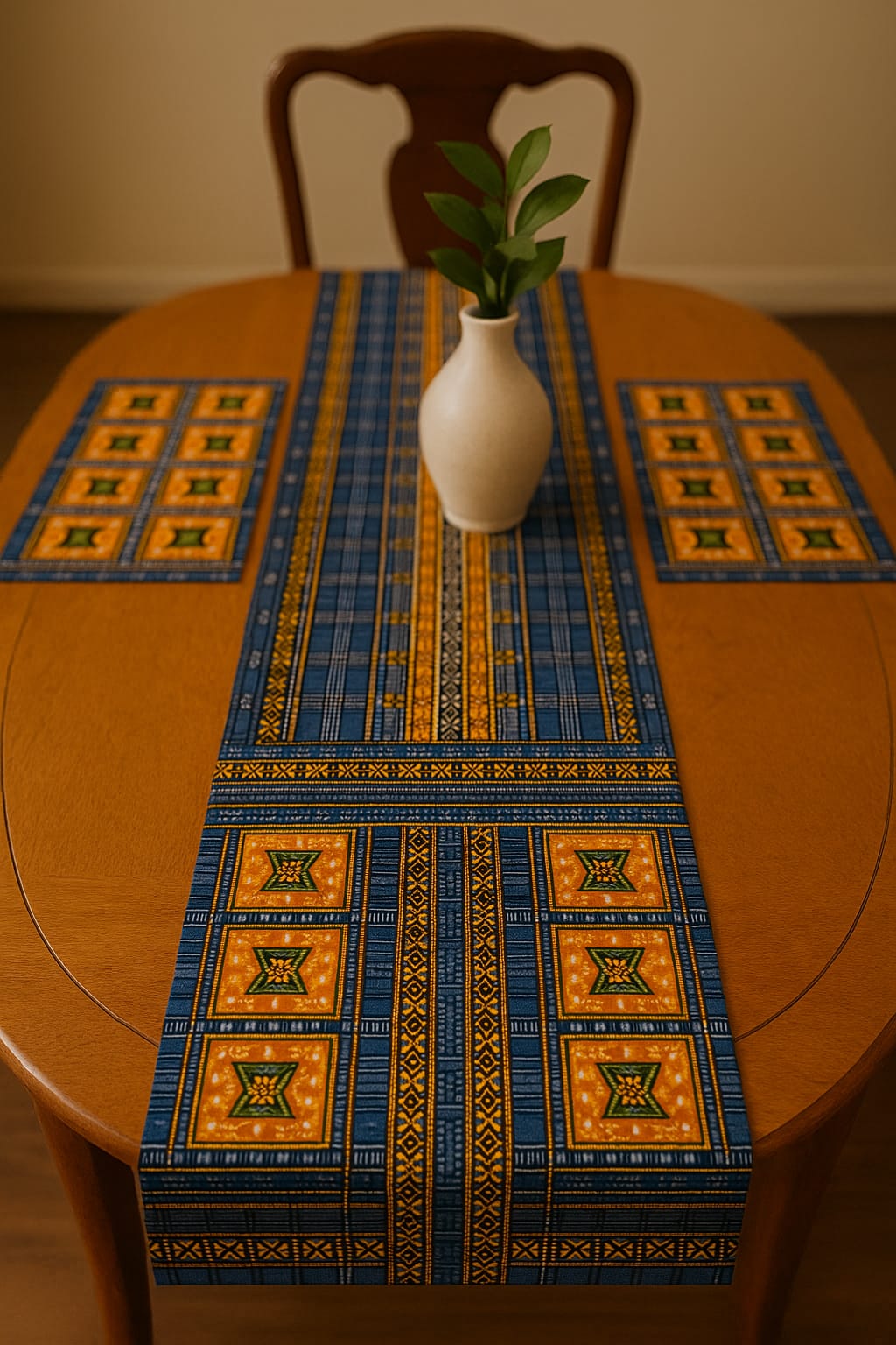 African Print Table Runner Afrocentric table runner. African house decor. Ankara table runner.