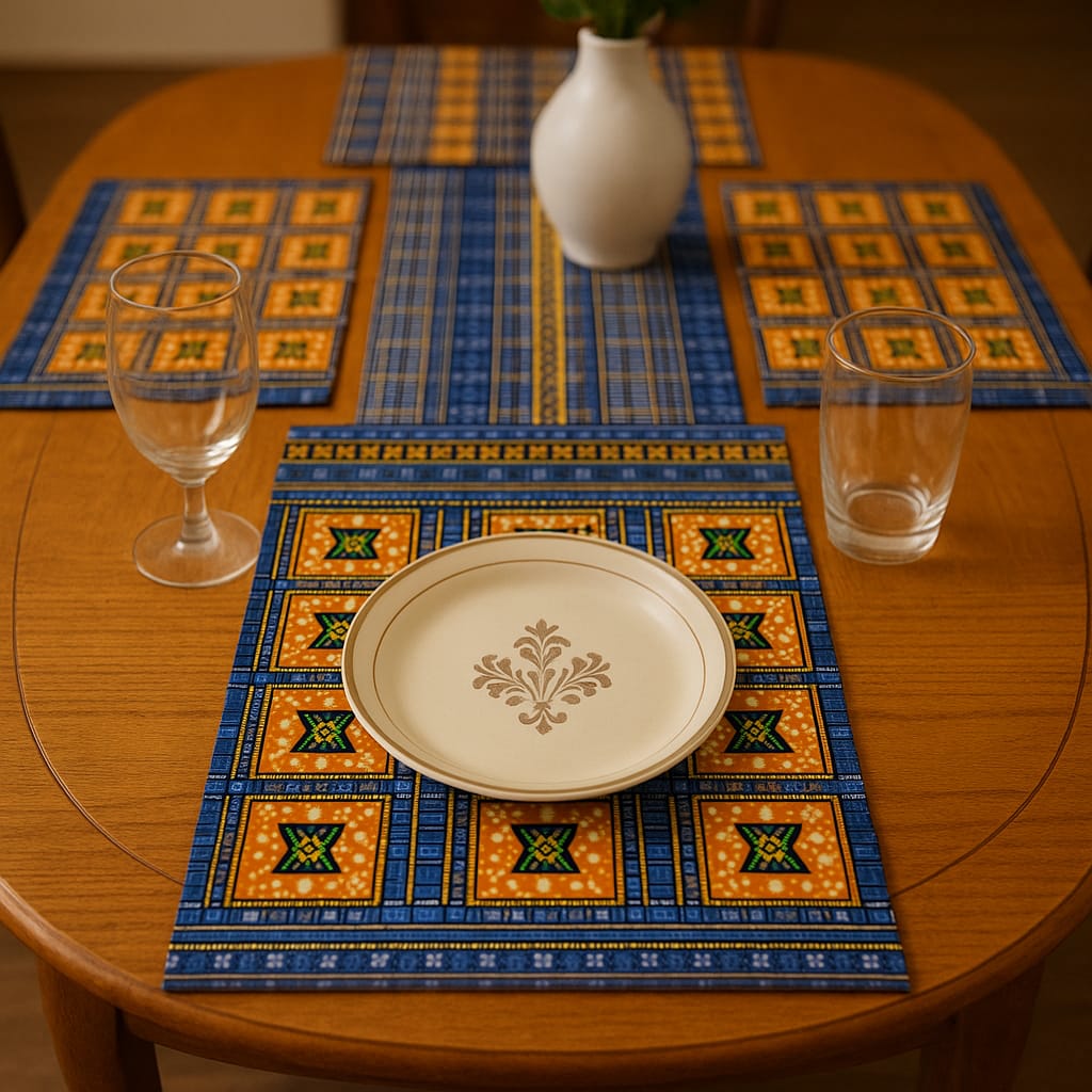 African Print Placemats - Image 2
