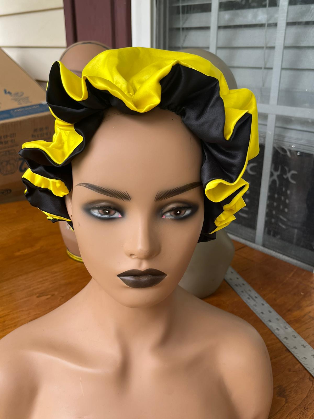 Reversible  all satin bonnet