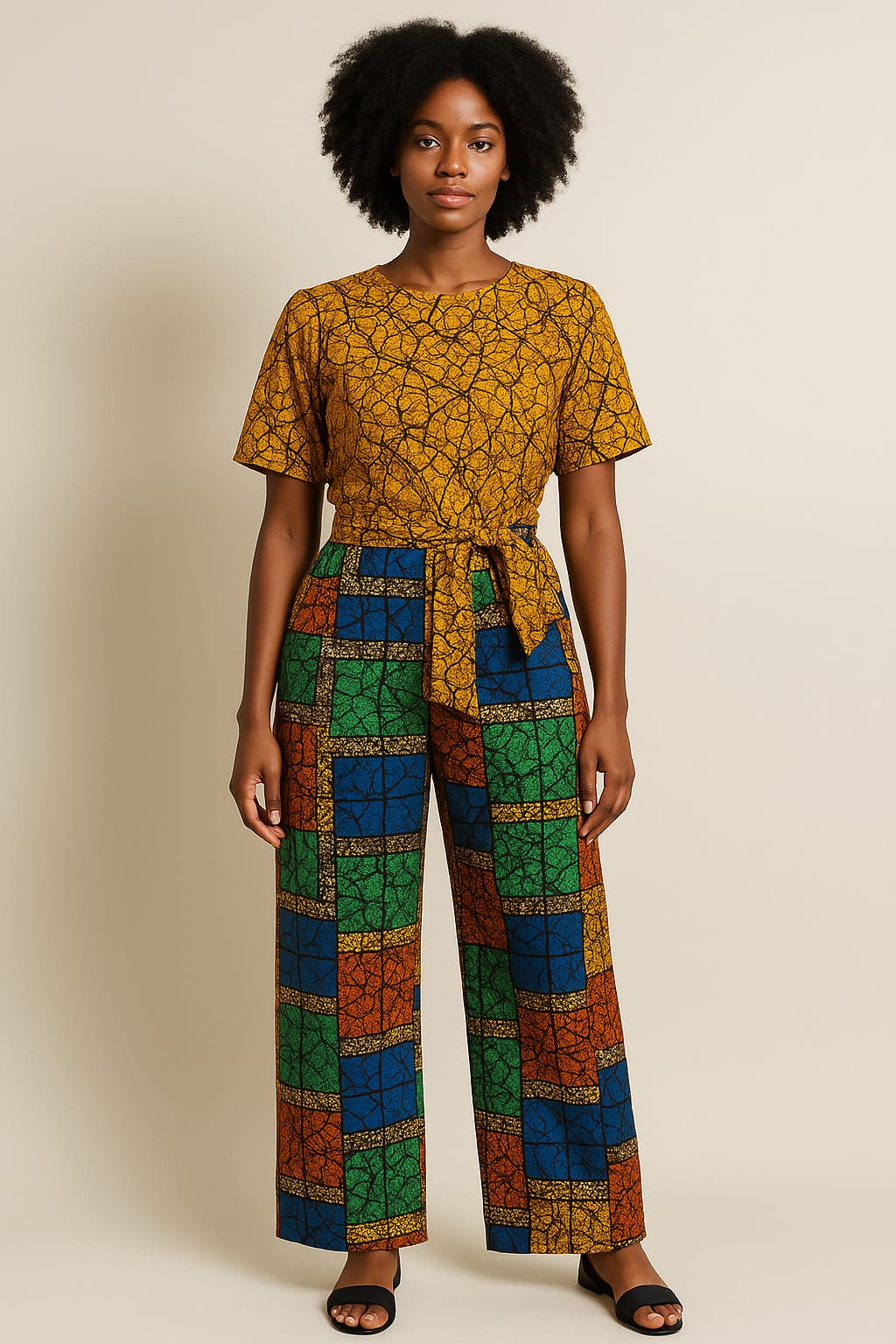 African Print Jumpsuit