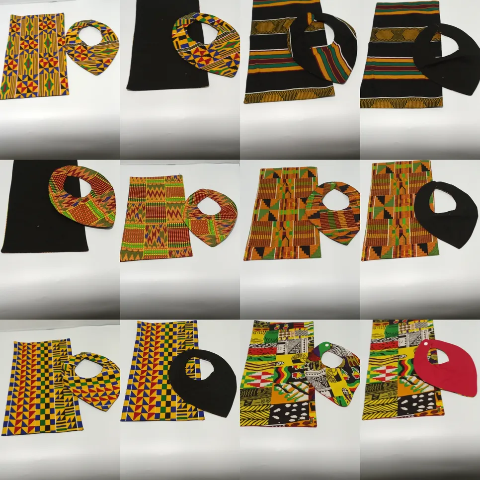 African Baby Bib & Burping Cloth