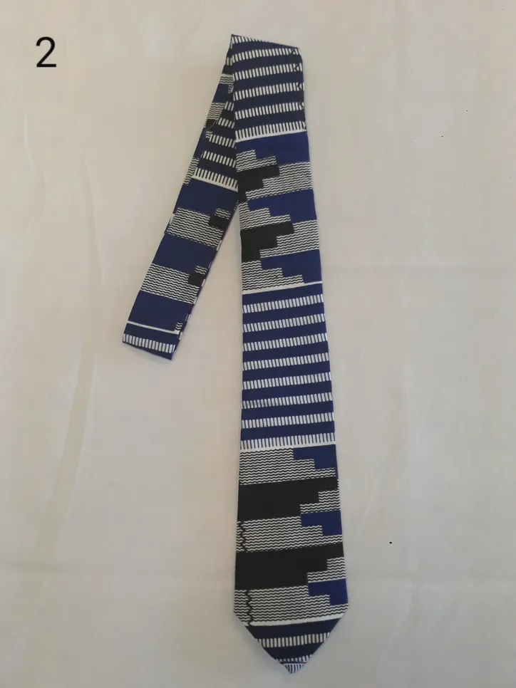 African Print Mens Tie - Image 6